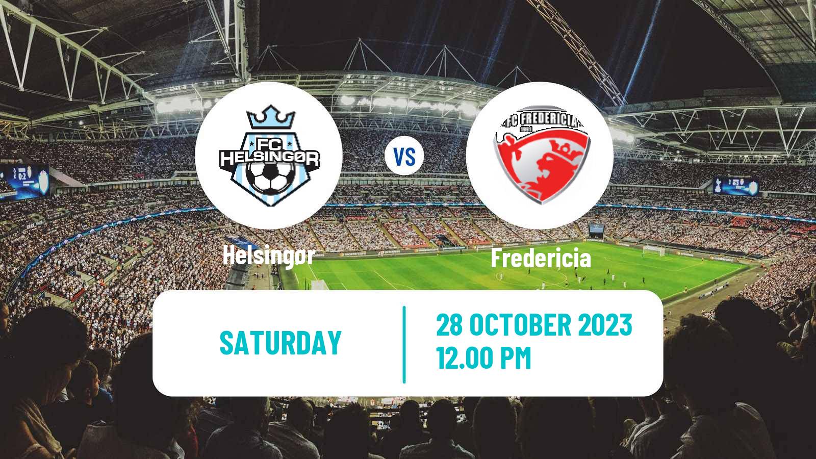 Soccer Danish 1 Division Helsingør - Fredericia