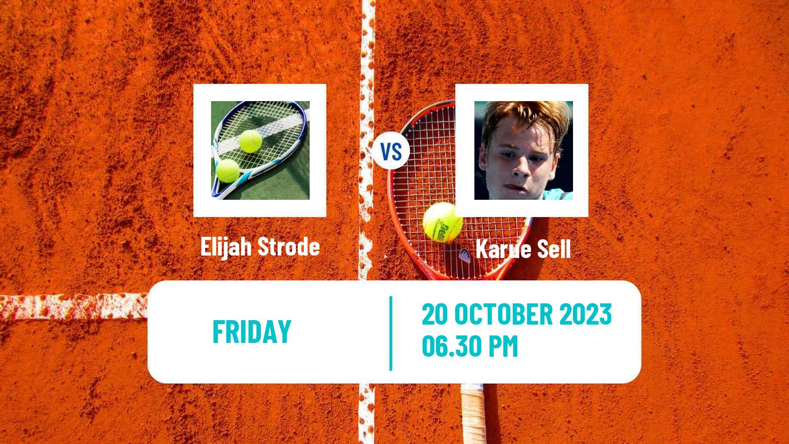 Tennis ITF M15 Morelia Men Elijah Strode - Karue Sell