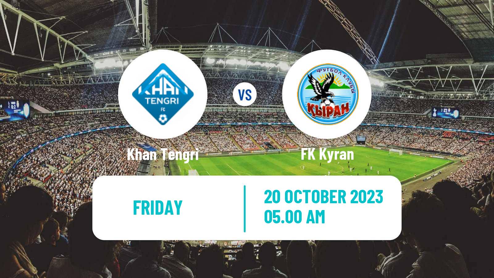 Soccer Kazakh First Division Khan Tengri - Kyran