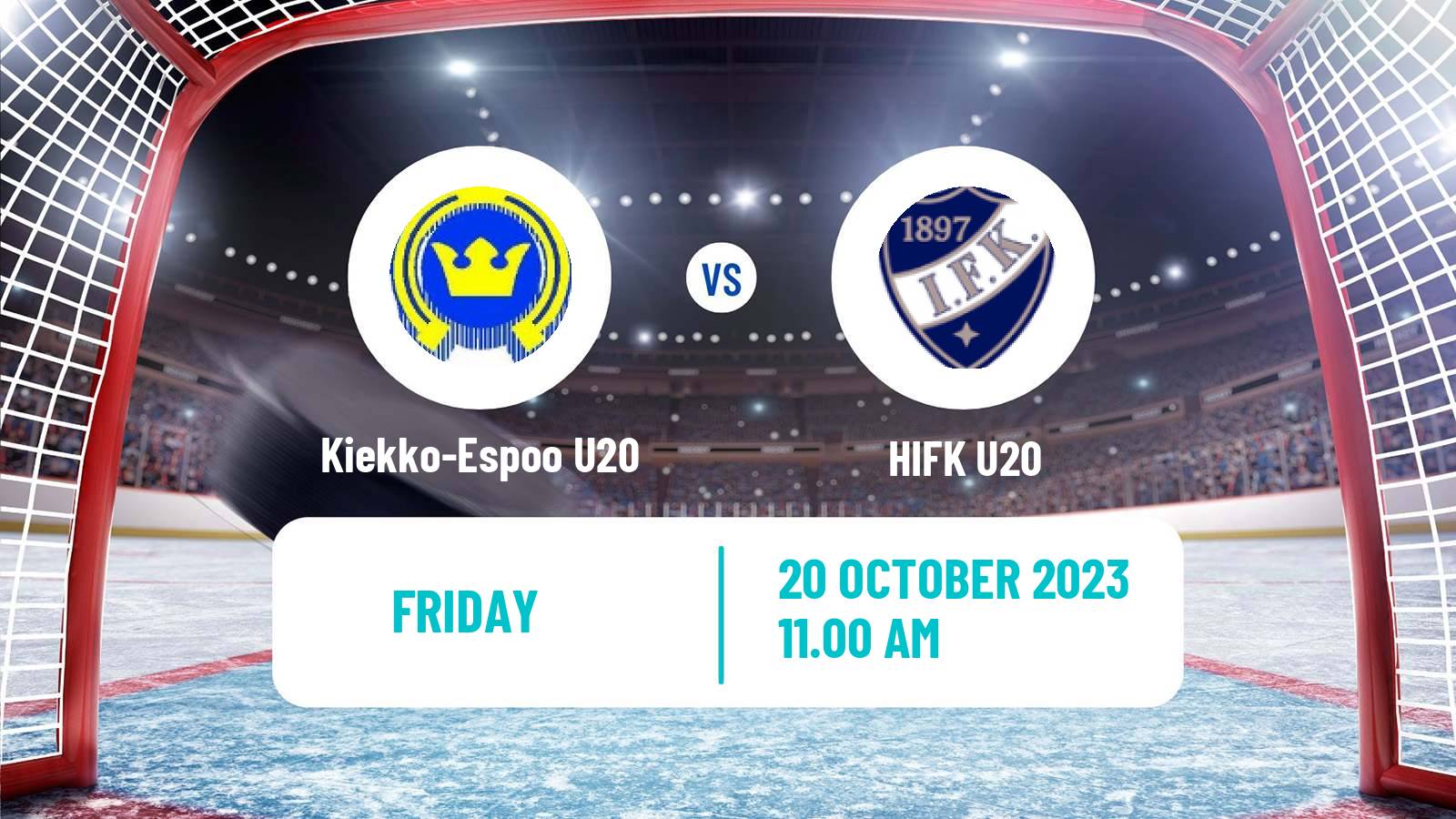 Hockey Finnish SM-sarja U20 Kiekko-Espoo U20 - HIFK U20