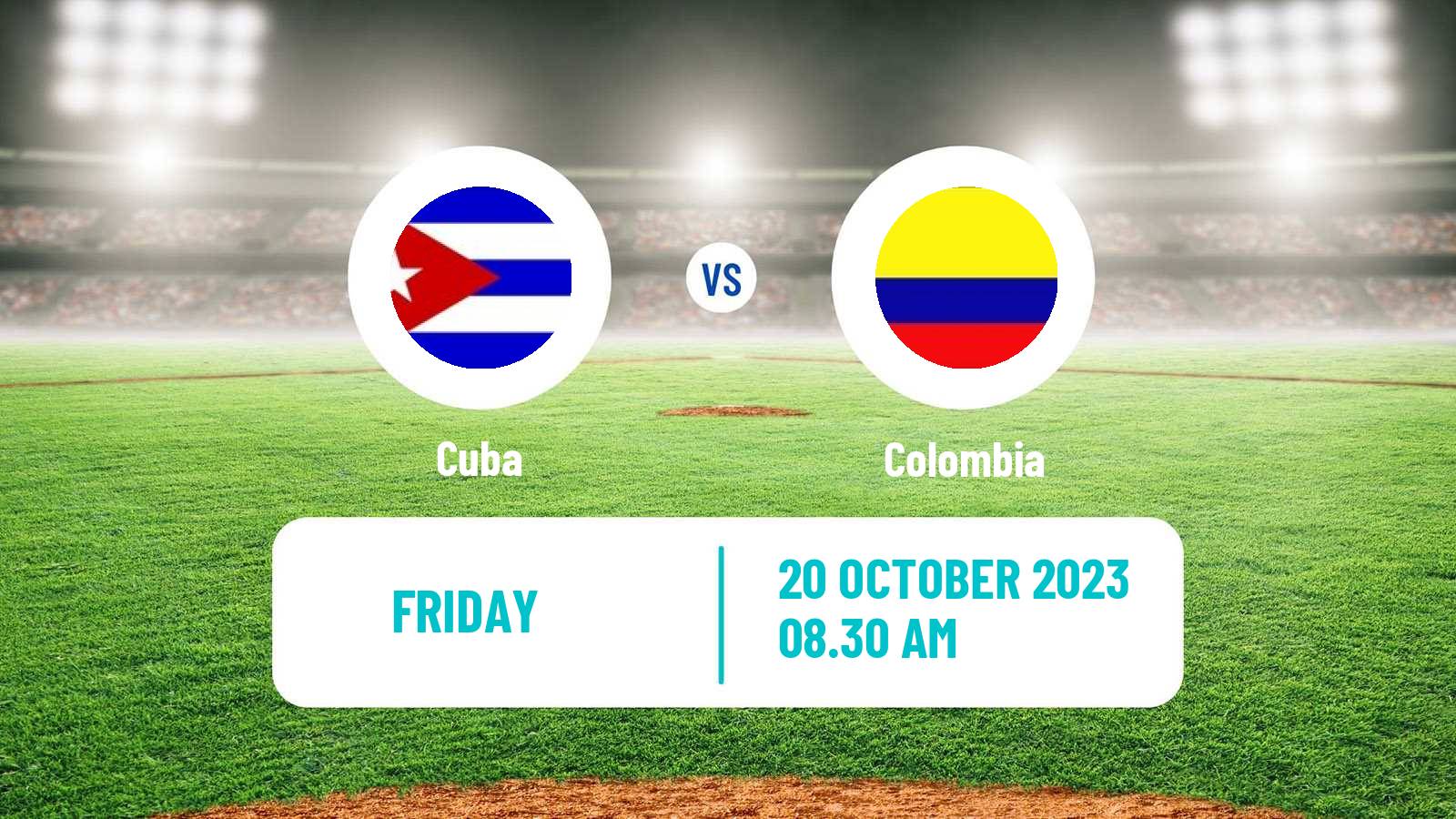 Baseball Pan American Games Baseball Cuba - Colombia