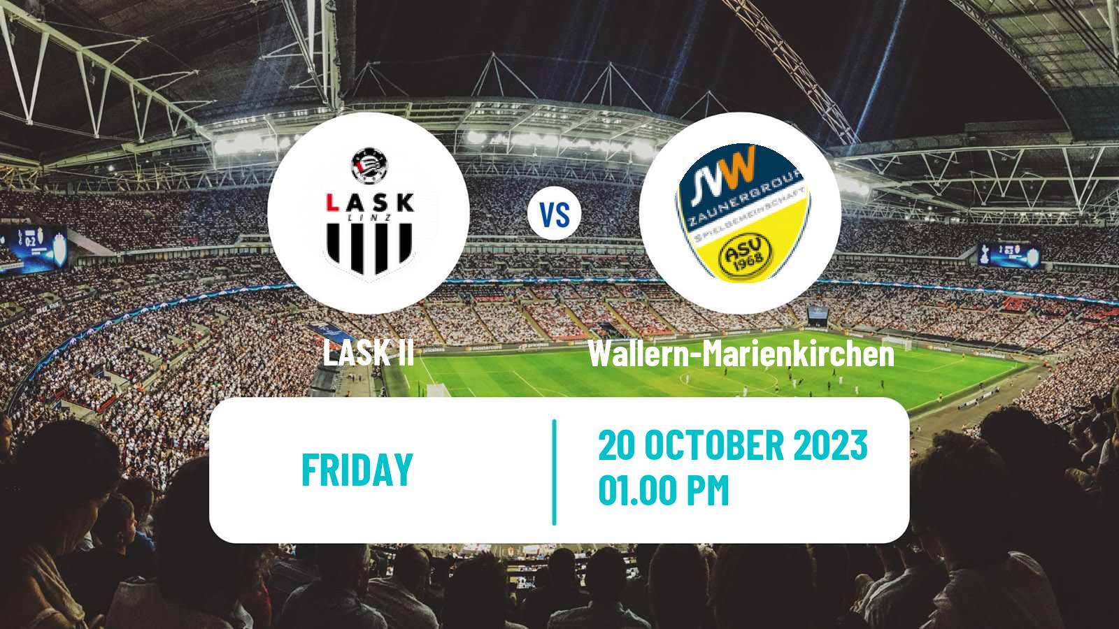 Soccer Austrian Regionalliga Central LASK II - Wallern-Marienkirchen