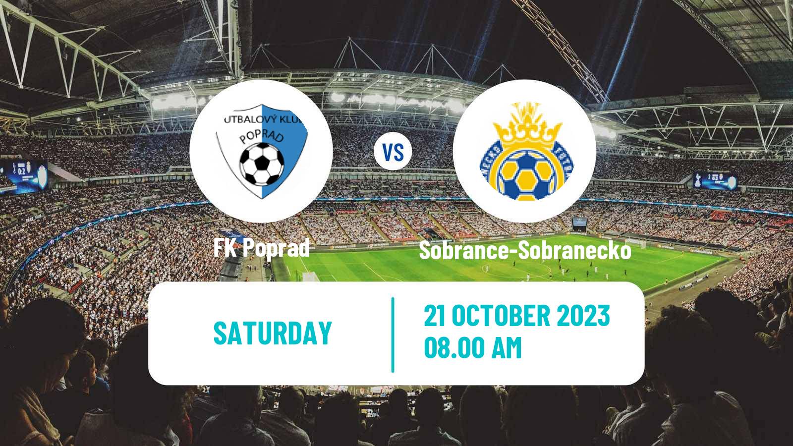 Soccer Slovak 4 Liga East Poprad - Sobrance-Sobranecko