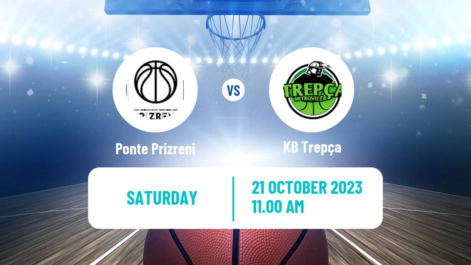 Basketball Kosovo Superliga Basketball Ponte Prizreni - Trepça