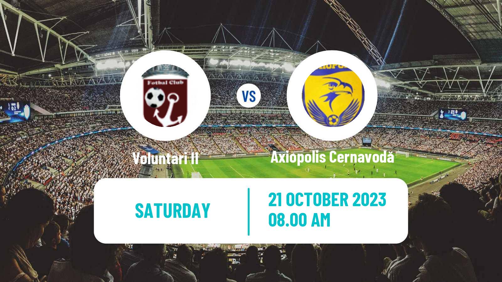 Soccer Romanian Liga 3 - Seria 3 Voluntari II - Axiopolis Cernavodă