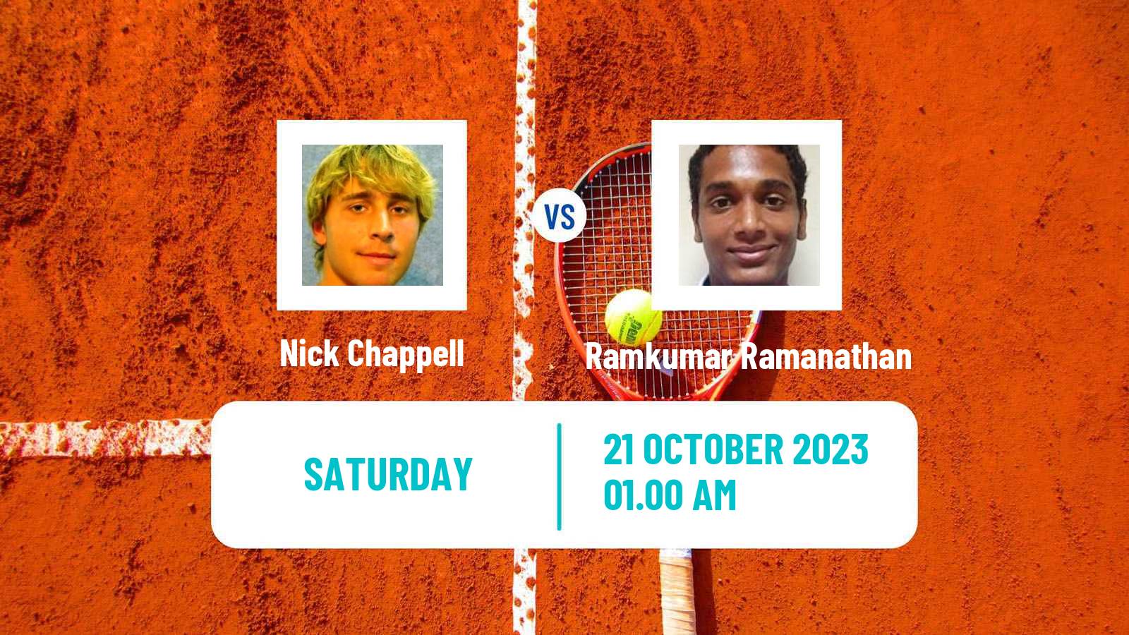 Tennis ITF M25 Dharwad Men Nick Chappell - Ramkumar Ramanathan