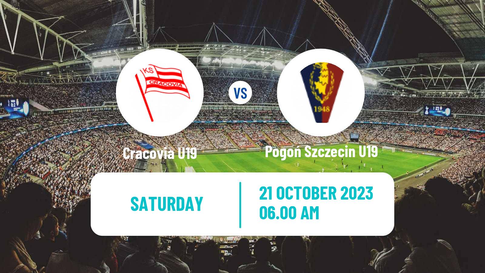 Soccer Polish Central Youth League Cracovia U19 - Pogoń Szczecin U19