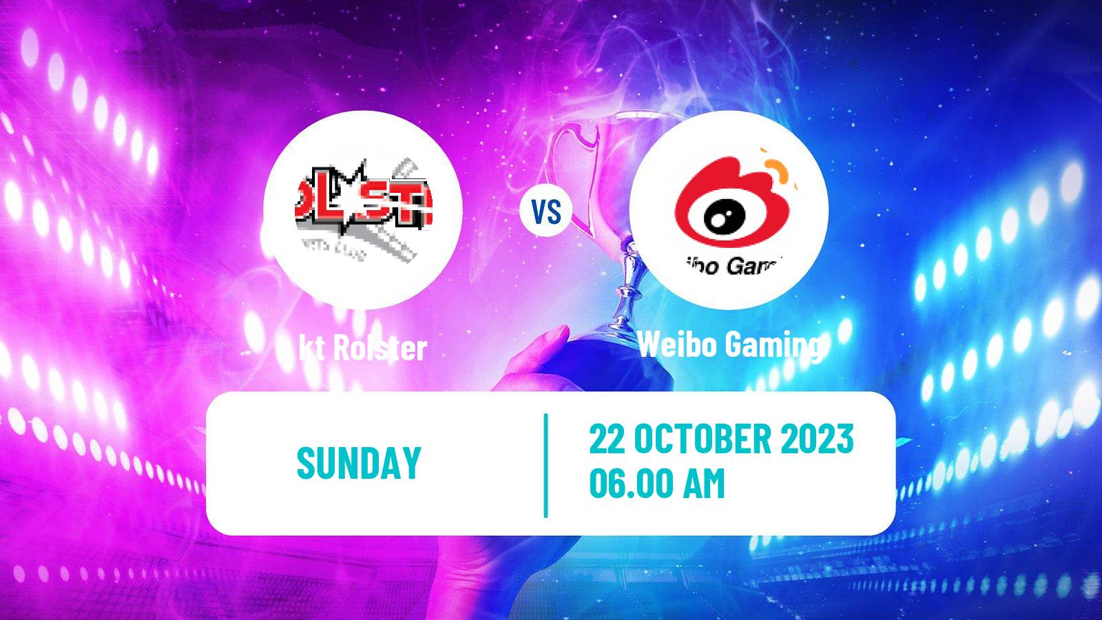 Esports League Of Legends World Championship kt Rolster - Weibo Gaming