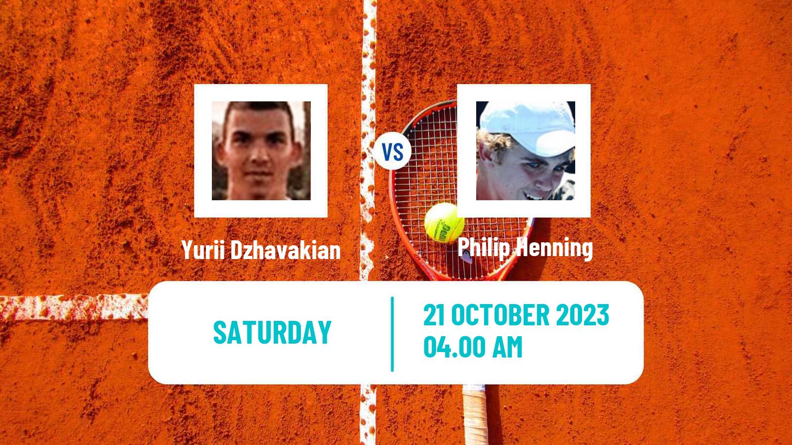 Tennis ITF M15 Sharm Elsheikh 14 Men Yurii Dzhavakian - Philip Henning