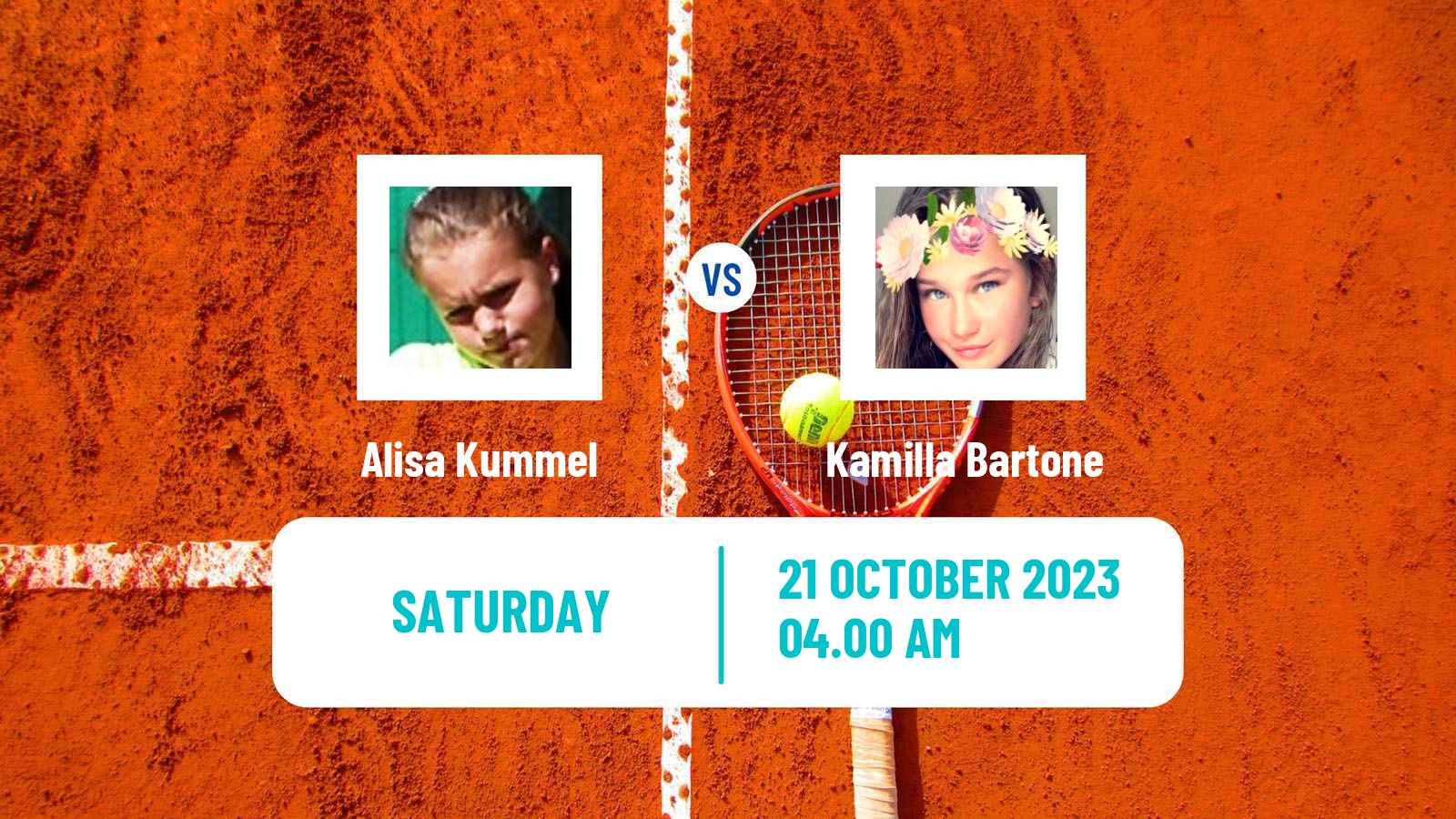 Tennis ITF W15 Sharm Elsheikh 15 Women Alisa Kummel - Kamilla Bartone