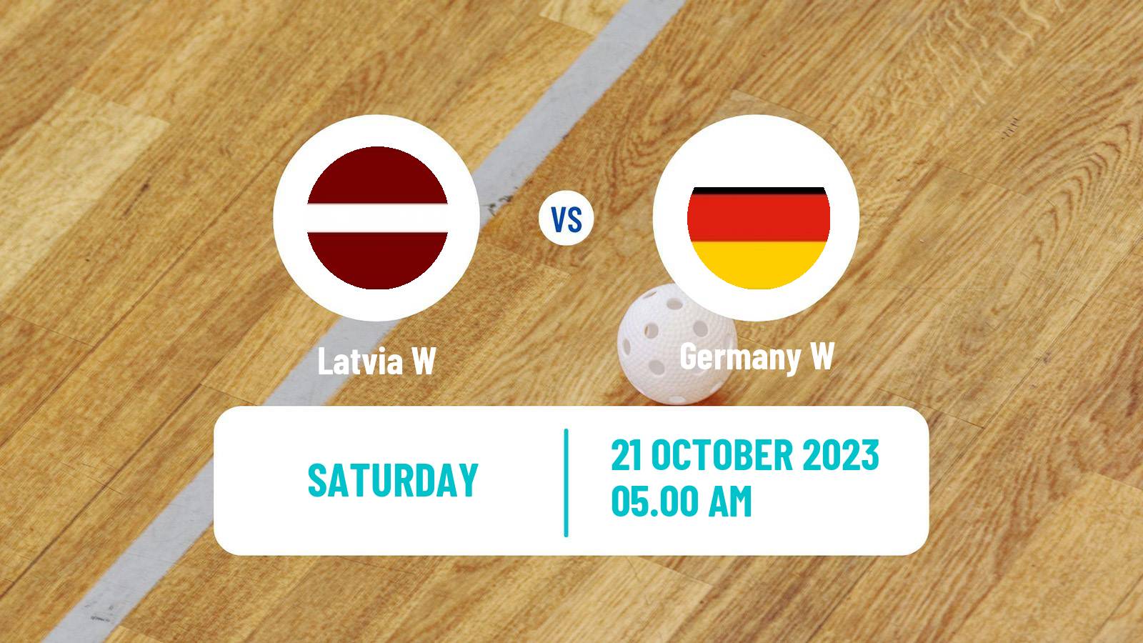 Floorball Friendly International Floorball Women Latvia W - Germany W