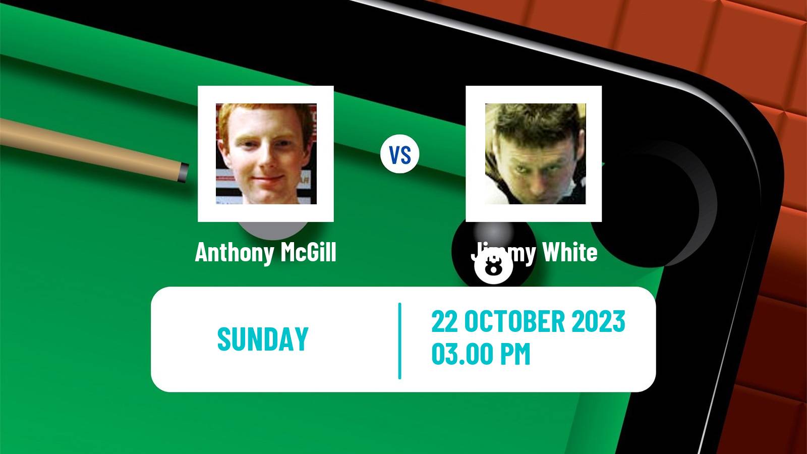 Snooker Northern Ireland Open Anthony McGill - Jimmy White