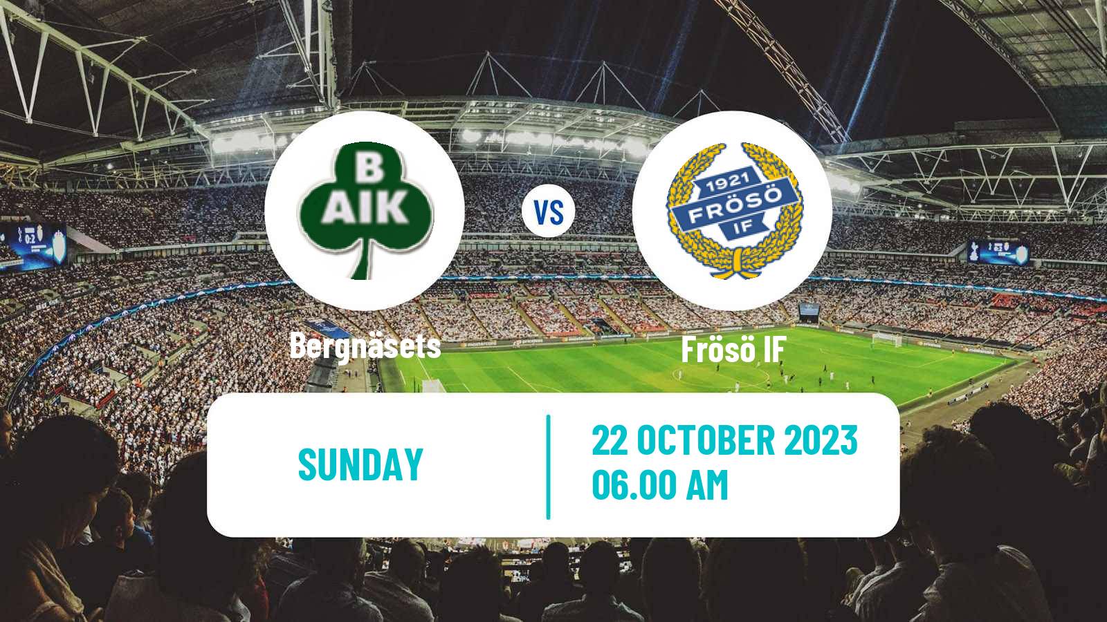 Soccer Swedish Division 2 - Norrland Bergnäsets - Frösö