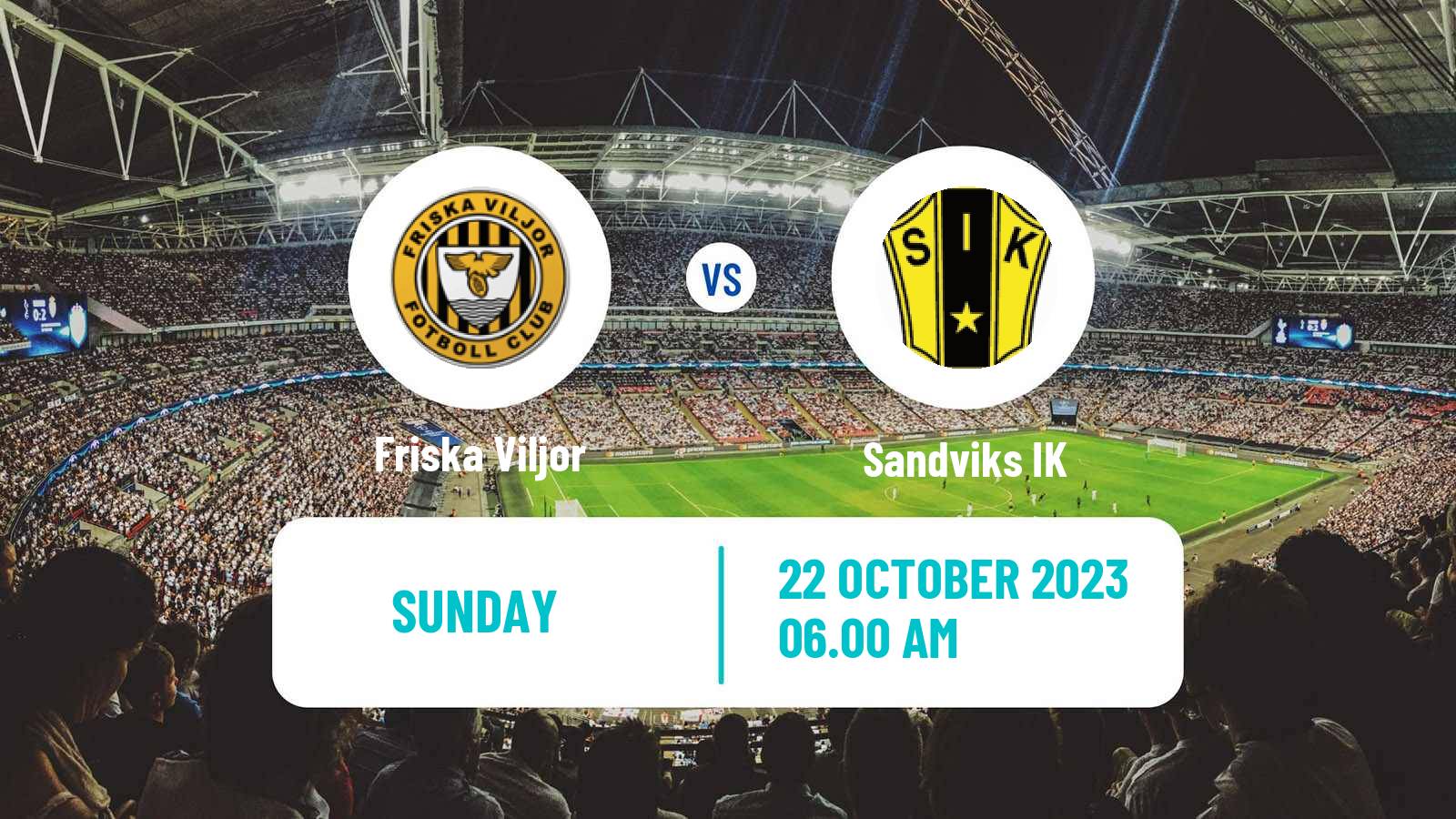 Soccer Swedish Division 2 - Norrland Friska Viljor - Sandvik