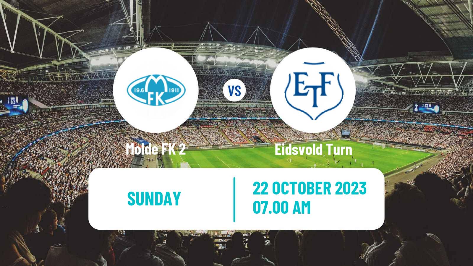 Soccer Norwegian Division 3 - Group 2 Molde 2 - Eidsvold Turn