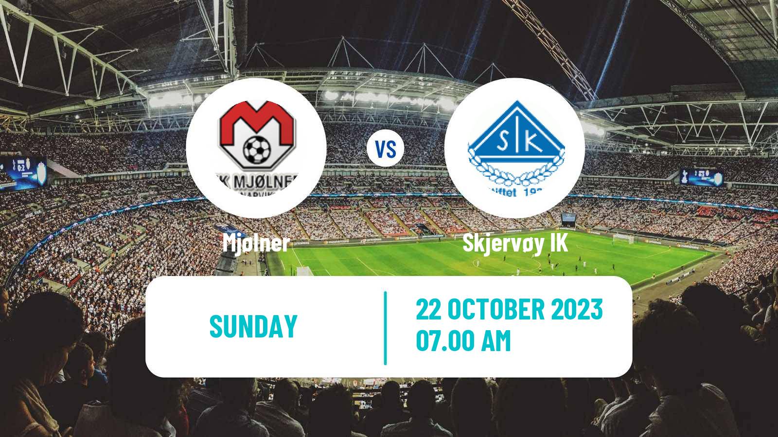 Soccer Norwegian Division 3 - Group 6 Mjølner - Skjervøy