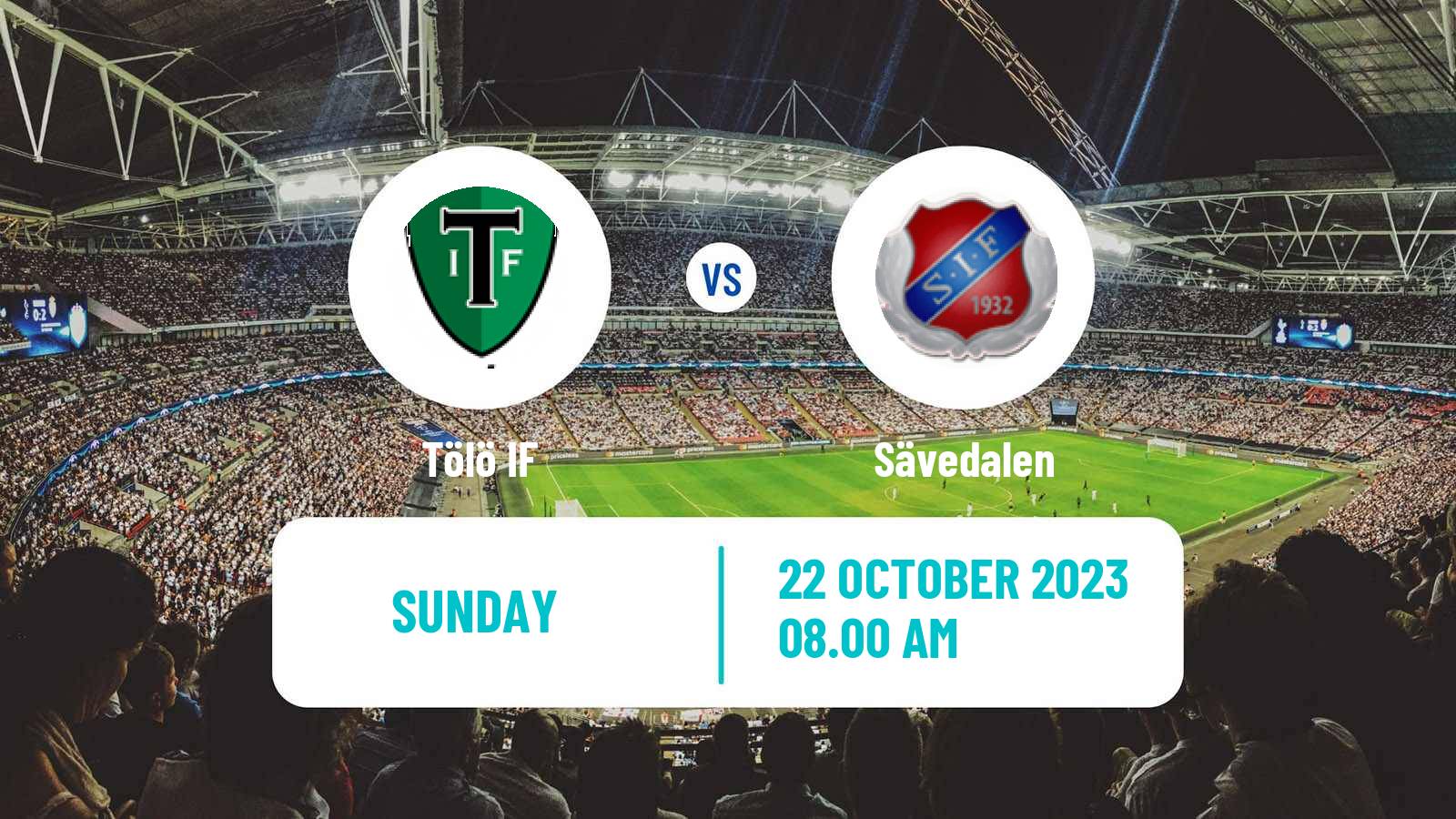 Soccer Swedish Division 2 - Västra Götaland Tölö - Sävedalen