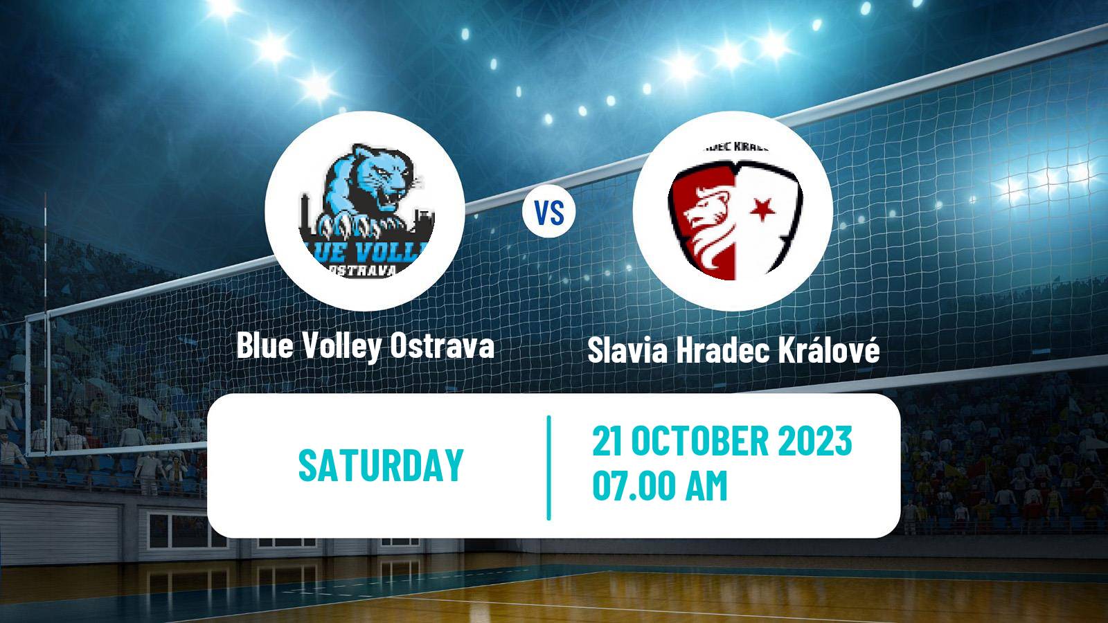 Volleyball Czech 1 Liga Volleyball Blue Volley Ostrava - Slavia Hradec Králové