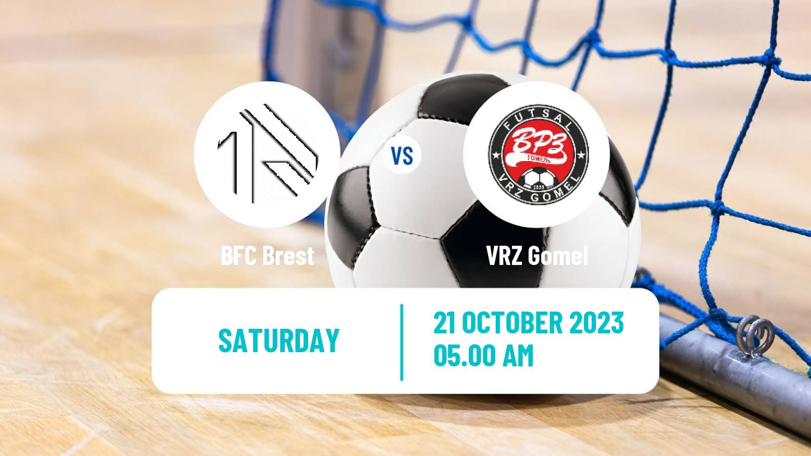 Futsal Belarusian Premier League Futsal Brest - VRZ Gomel