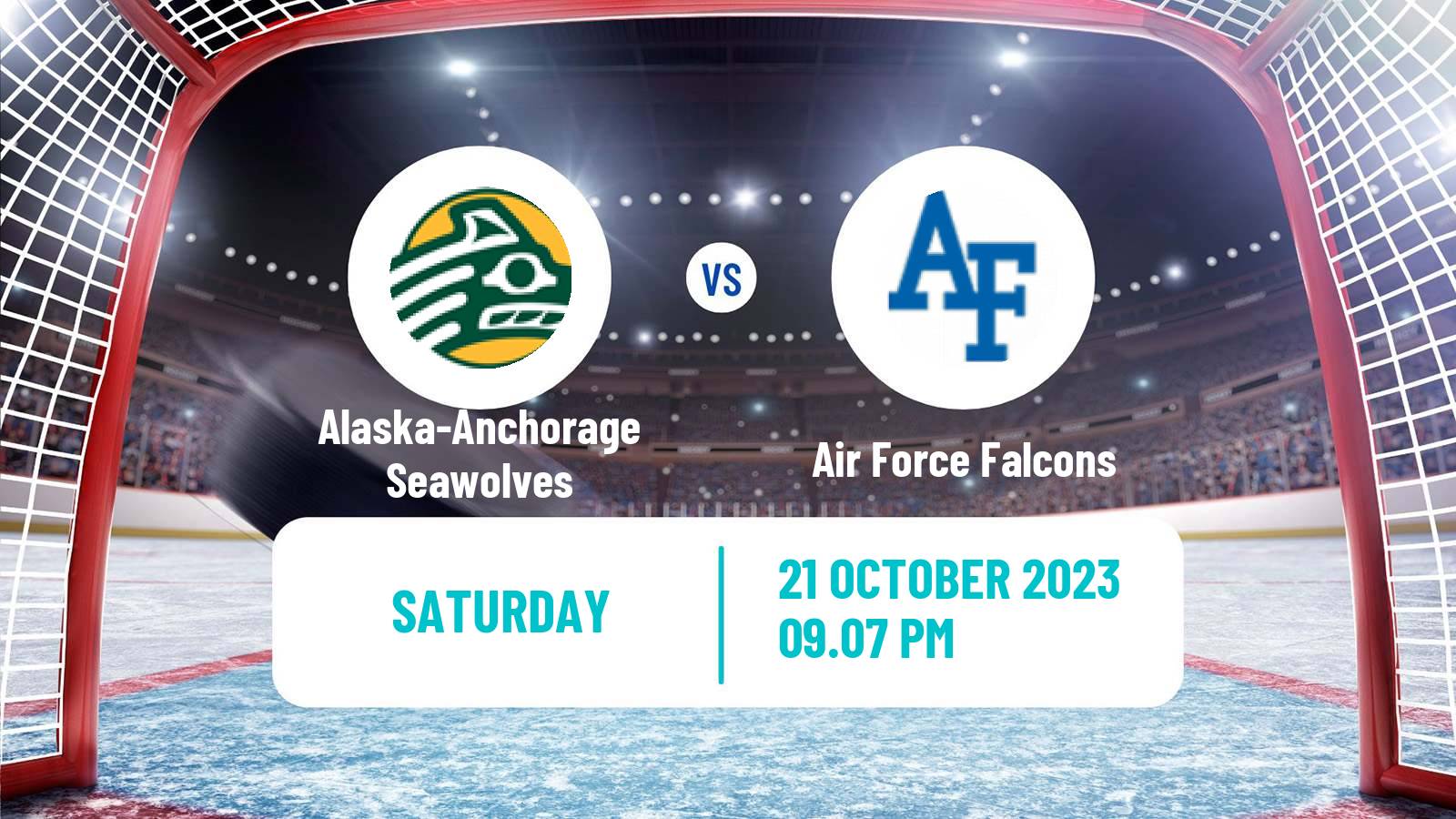 Hockey NCAA Hockey Alaska-Anchorage Seawolves - Air Force Falcons