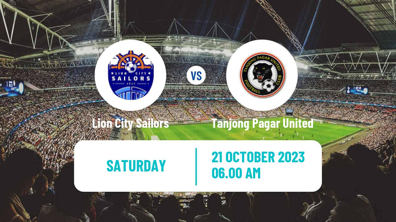 Soccer Singapore Cup Lion City Sailors - Tanjong Pagar United