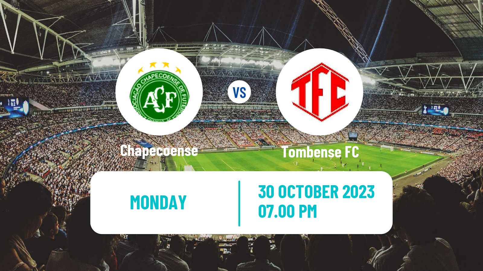 Soccer Brazilian Serie B Chapecoense - Tombense