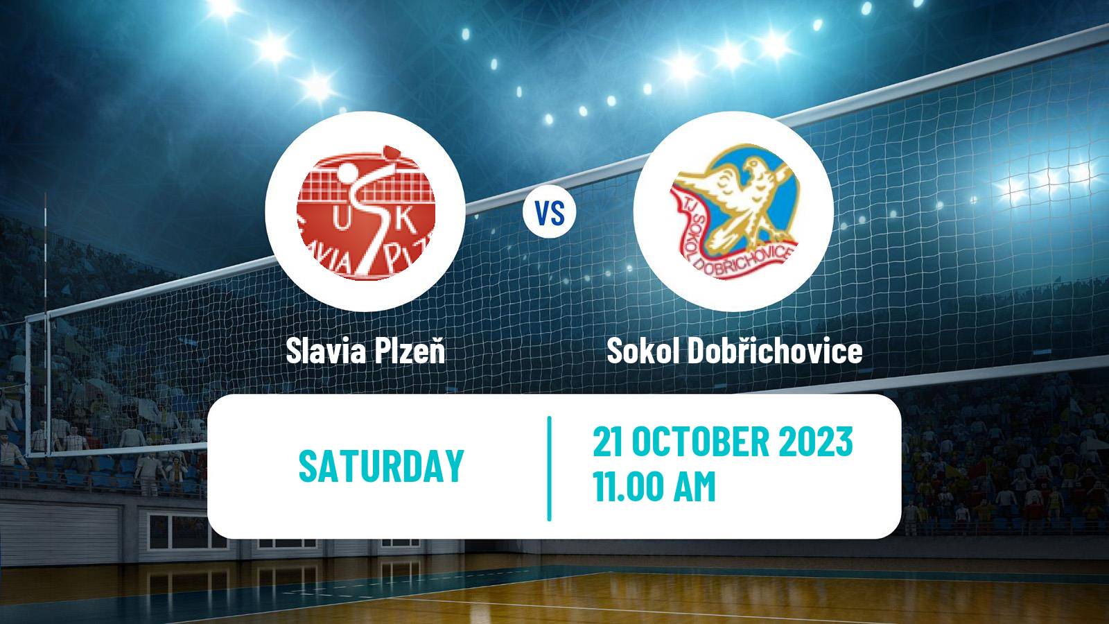 Volleyball Czech 1 Liga Volleyball Slavia Plzeň - Sokol Dobřichovice