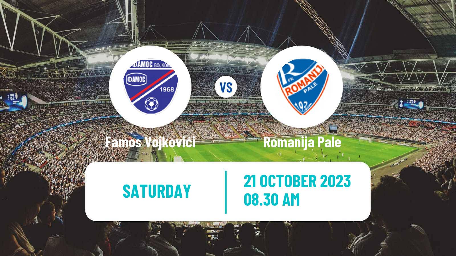 Soccer Bosnian Prva Liga RS Famos Vojkovići - Romanija Pale