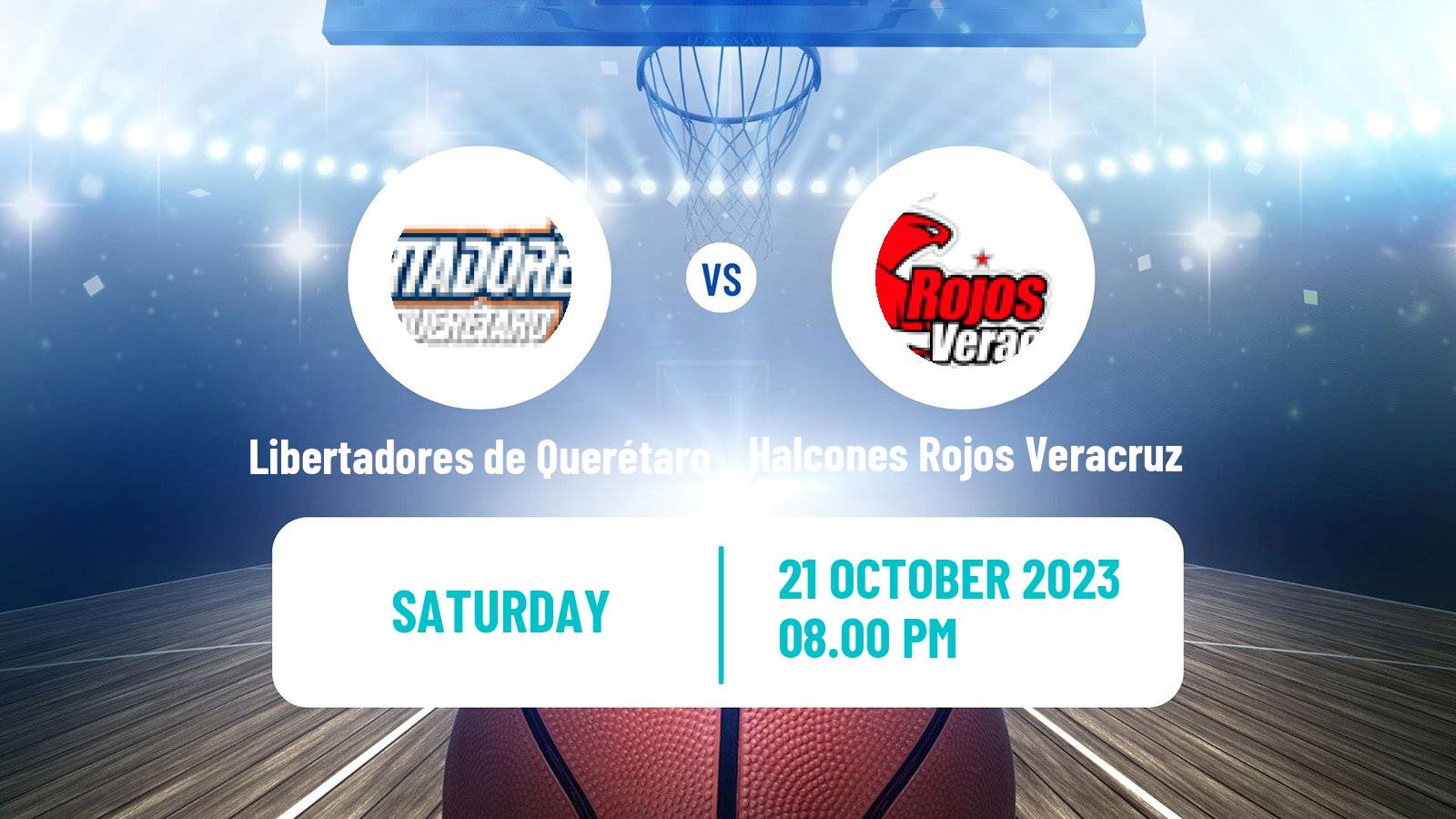 Basketball Mexican LNBP Libertadores de Querétaro - Halcones Rojos Veracruz
