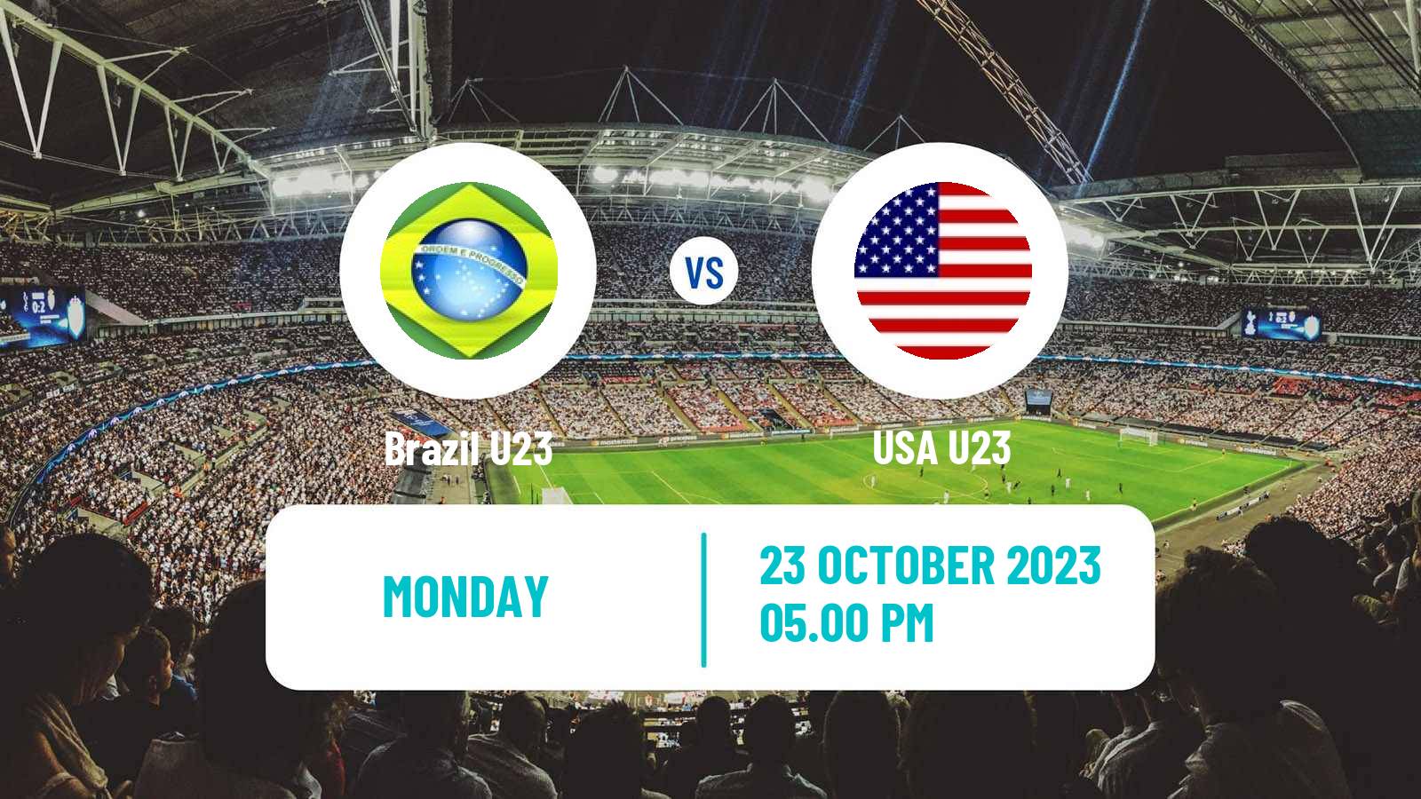 Soccer Pan American Games Football Brazil U23 - USA U23