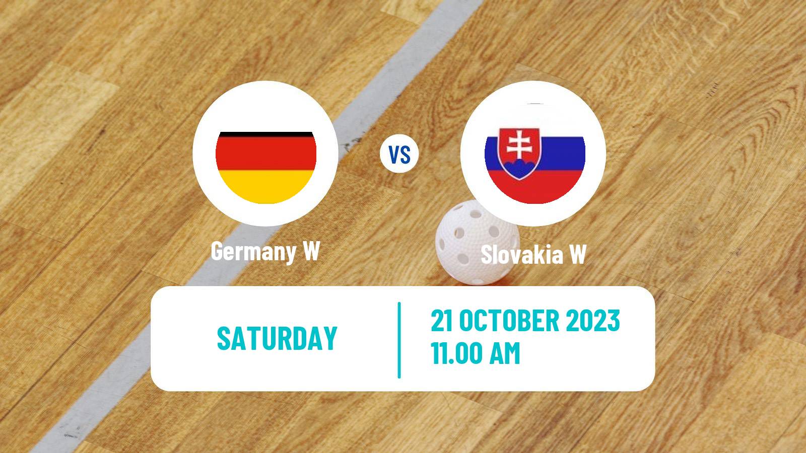 Floorball Friendly International Floorball Women Germany W - Slovakia W