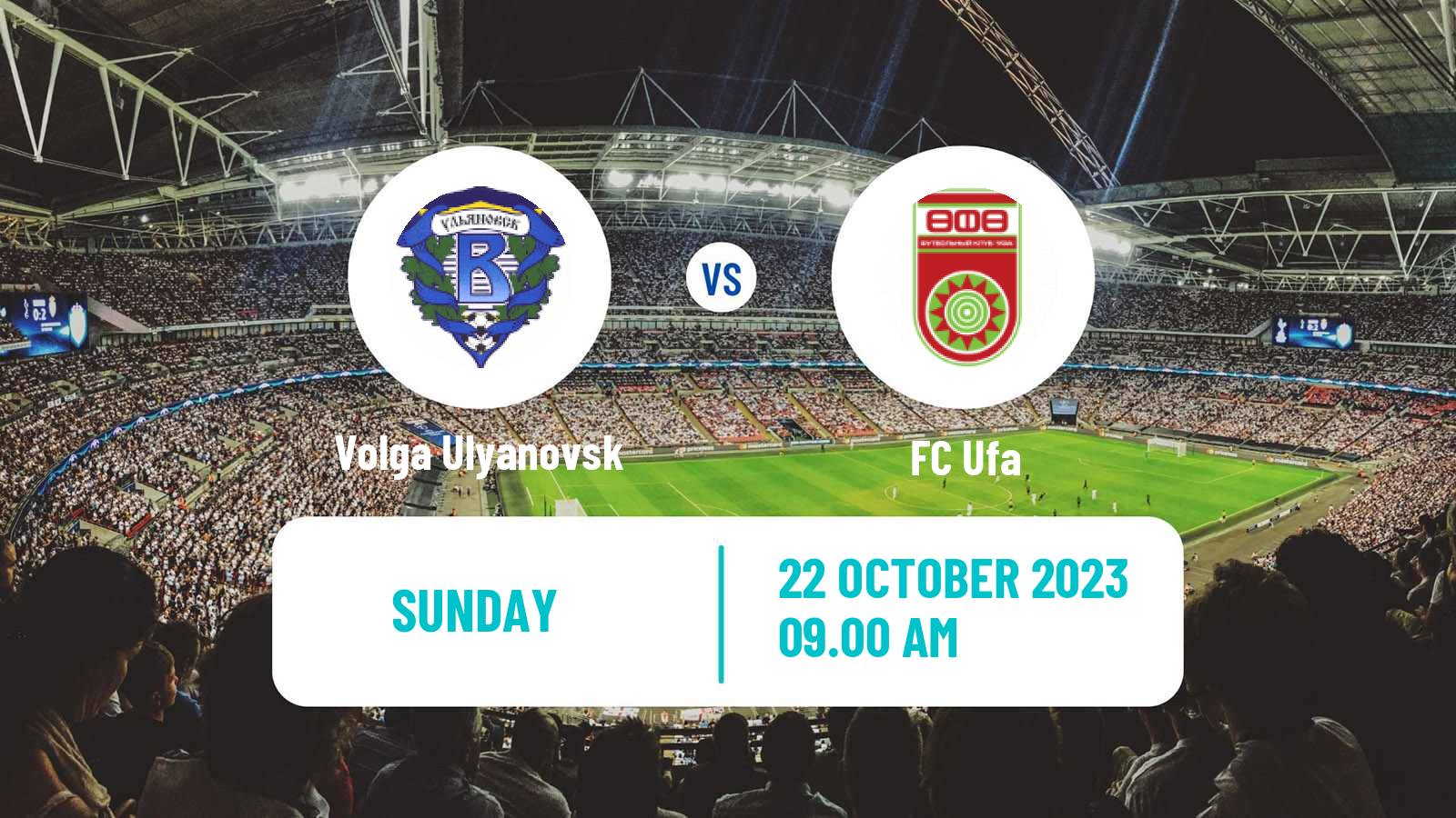Soccer Russian FNL 2 Division A Gold Volga Ulyanovsk - Ufa
