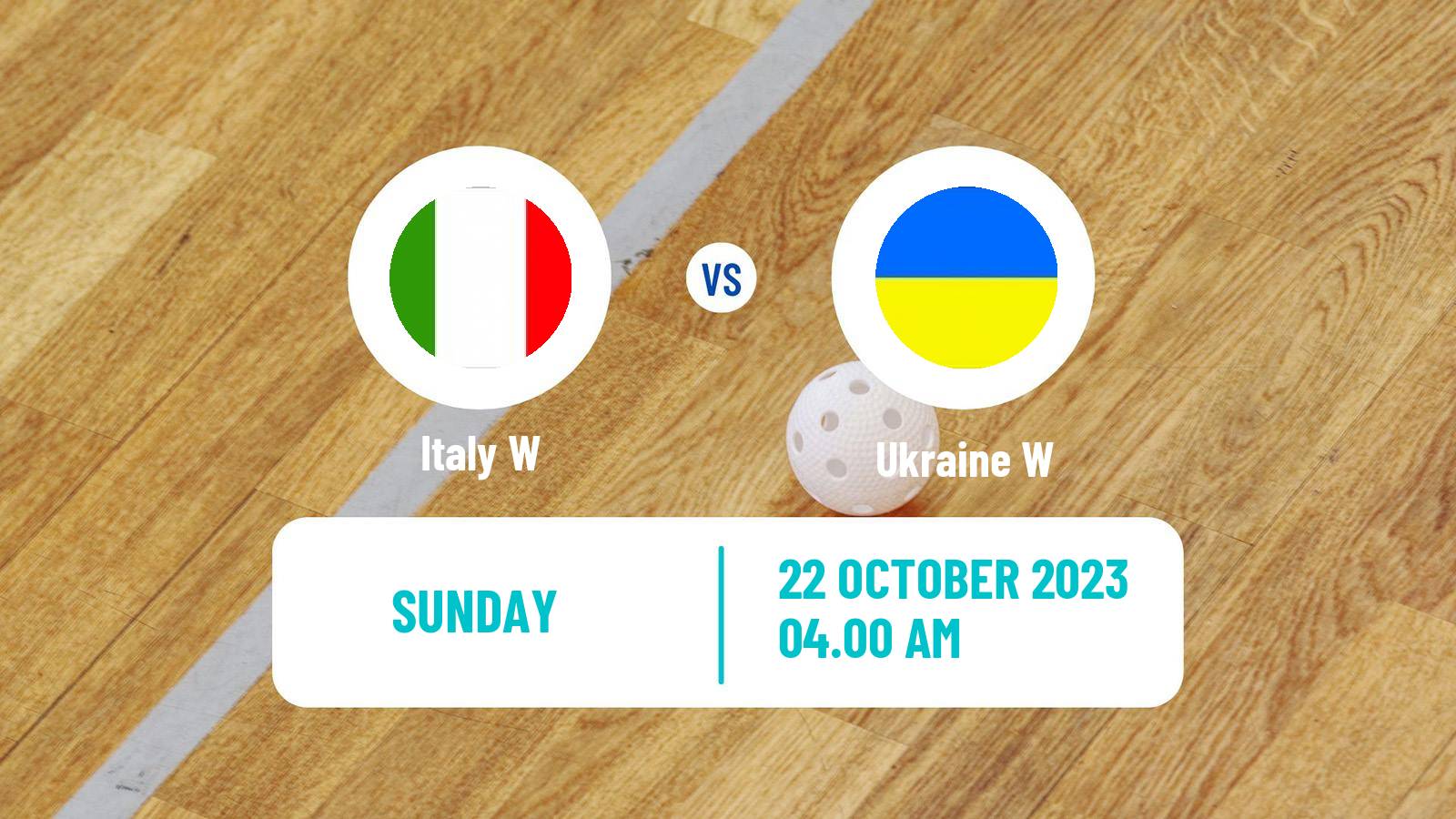 Floorball Friendly International Floorball Women Italy W - Ukraine W