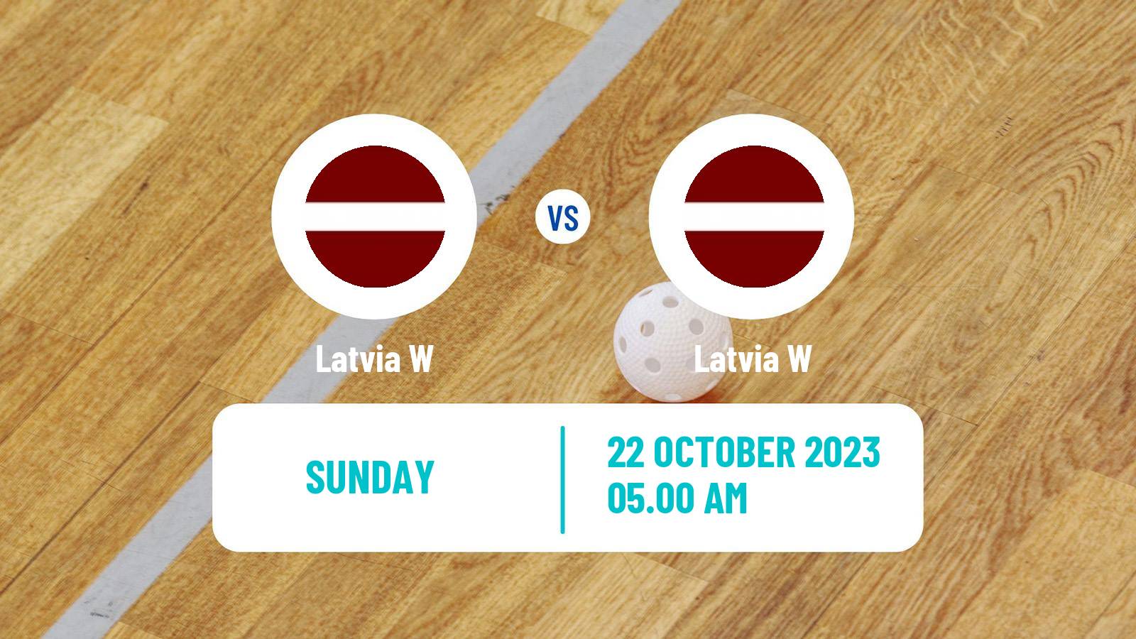 Floorball Friendly International Floorball Women Latvia W - Latvia W