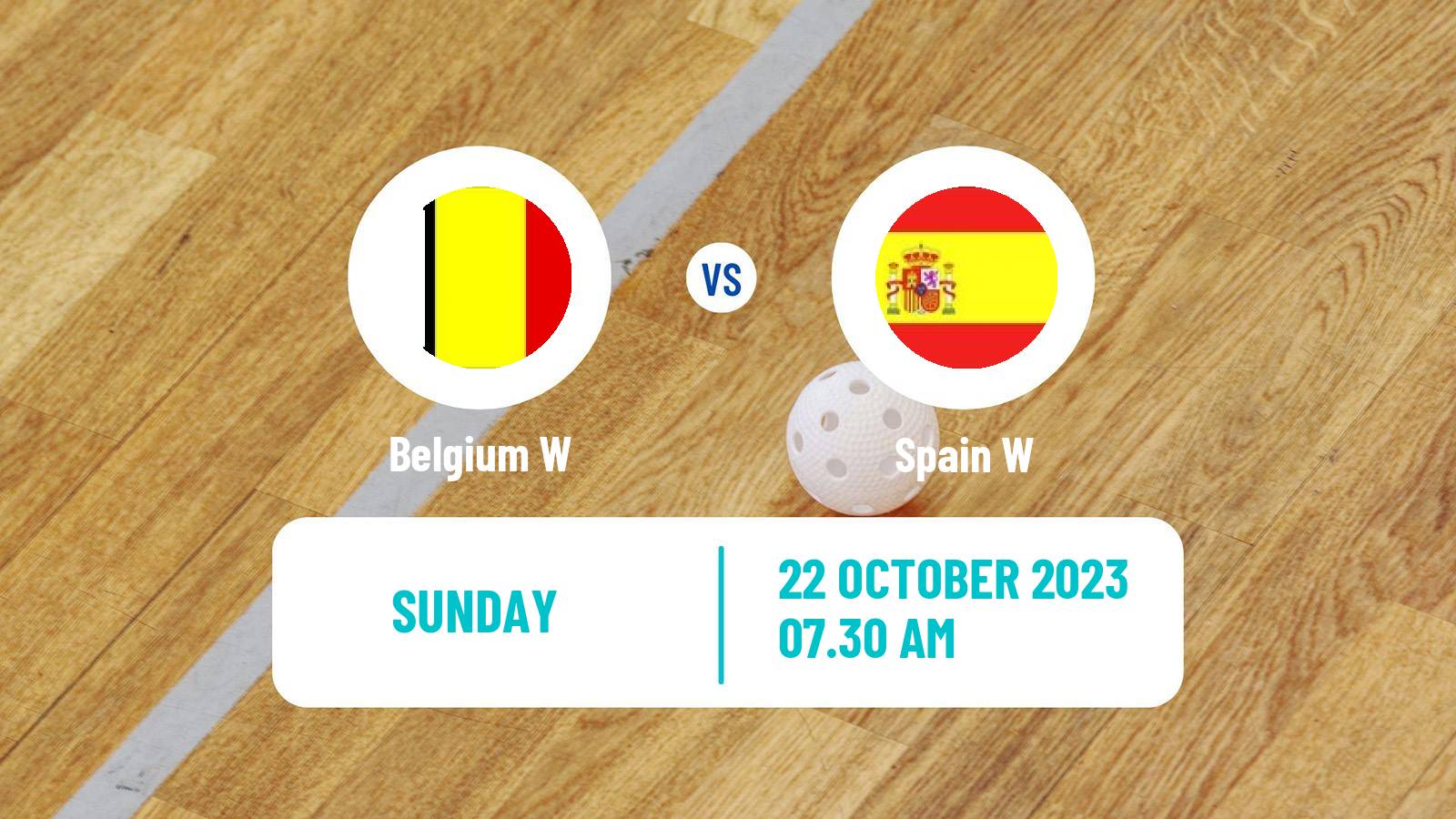Floorball Friendly International Floorball Women Belgium W - Spain W