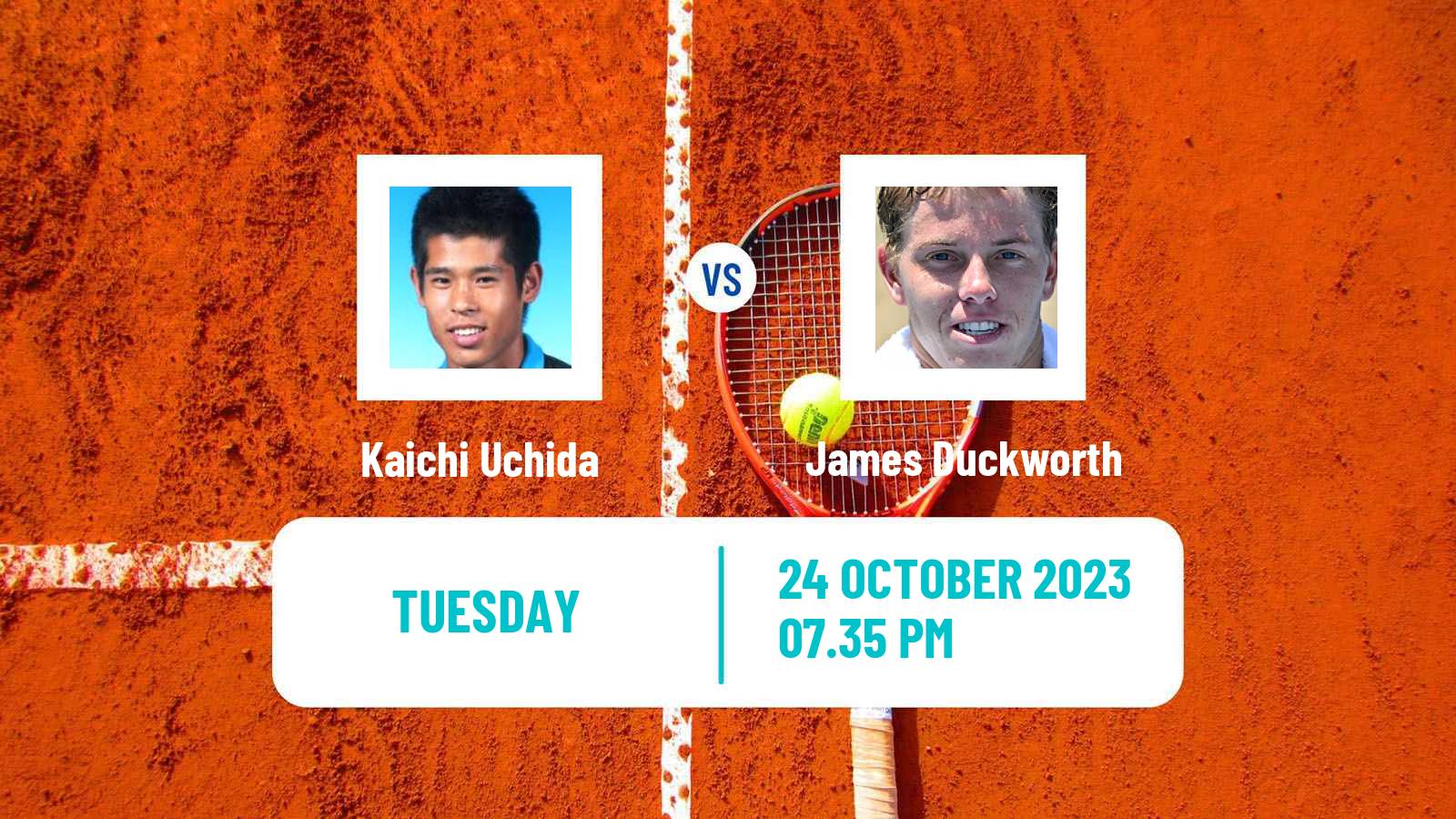 Tennis Playford 2 Challenger Men Kaichi Uchida - James Duckworth