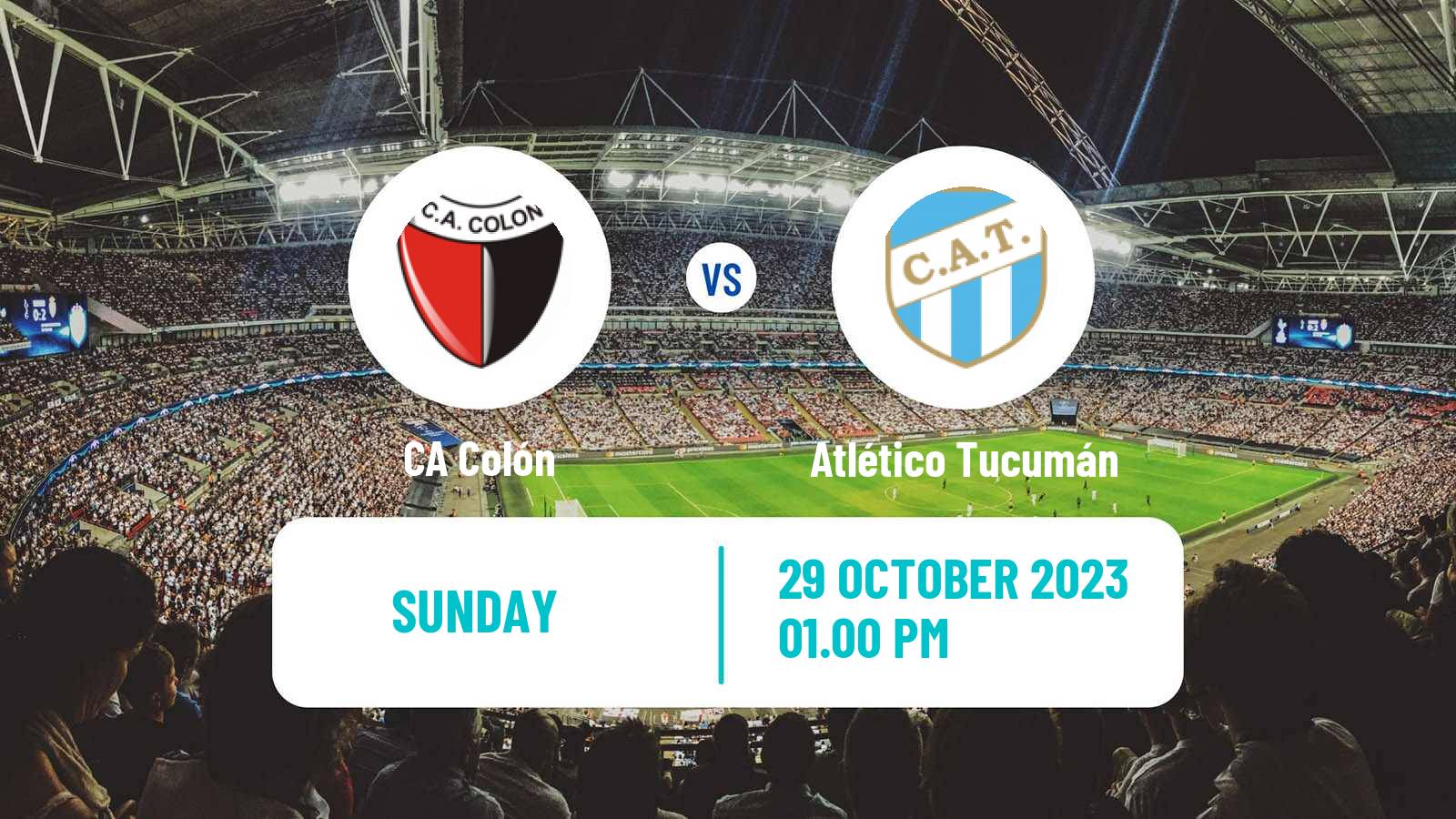 Soccer Argentinian Copa de la Liga Profesional Colón - Atlético Tucumán