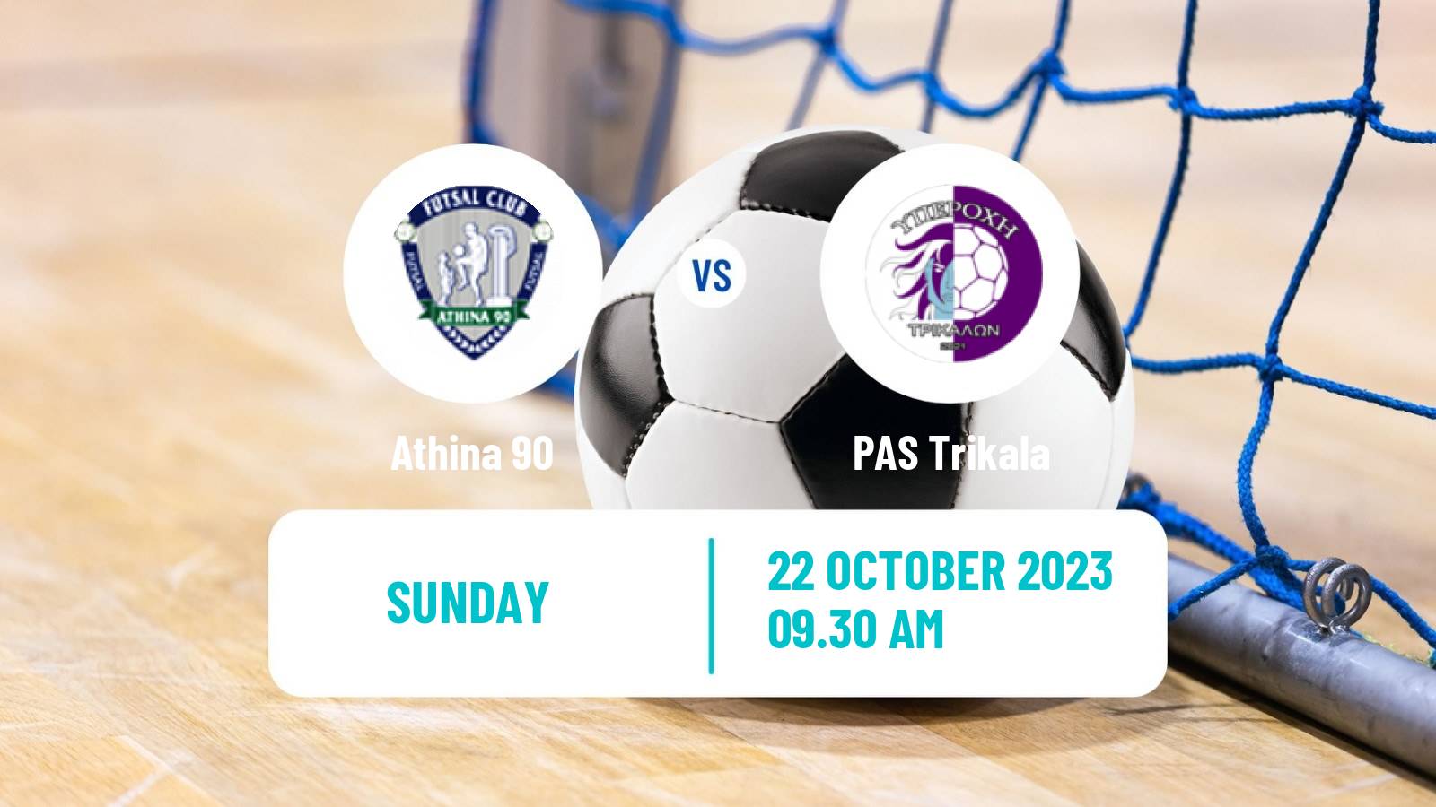 Futsal Greek Super League Futsal Athina 90 - PAS Trikala