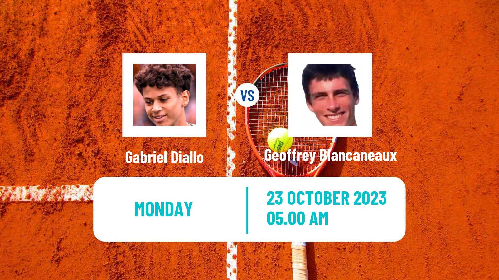 Tennis Brest Challenger Men Gabriel Diallo - Geoffrey Blancaneaux