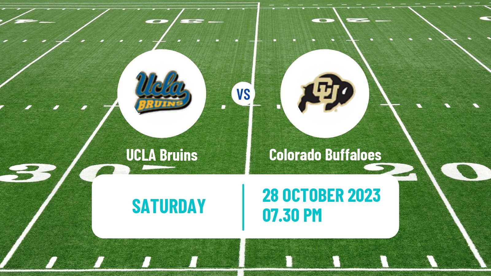American football NCAA College Football UCLA Bruins - Colorado Buffaloes