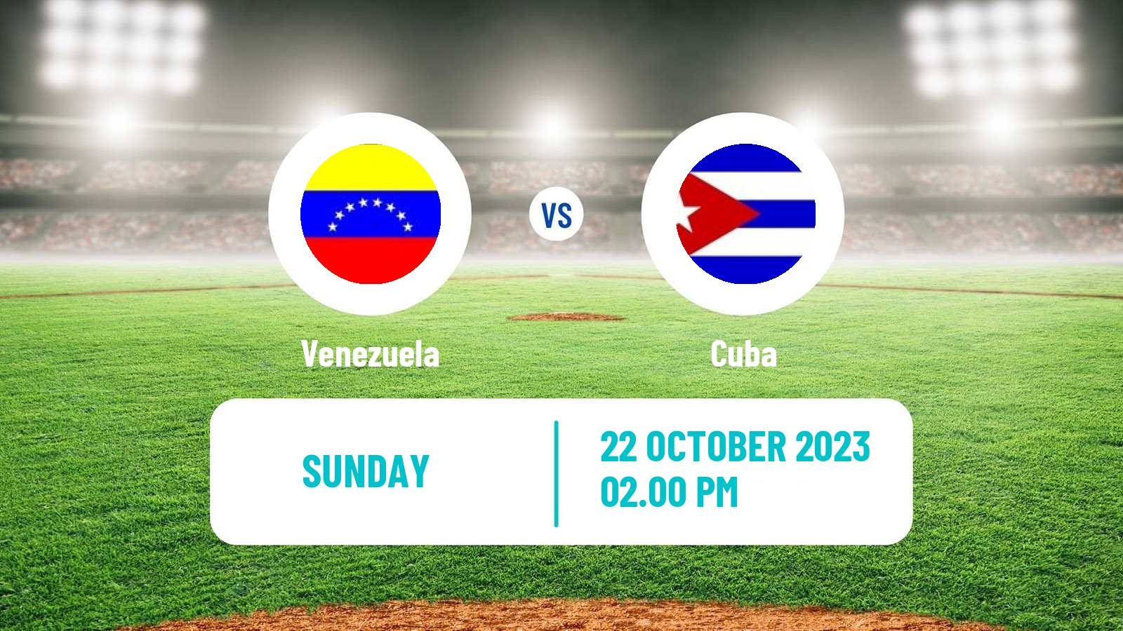 Baseball Pan American Games Baseball Venezuela - Cuba