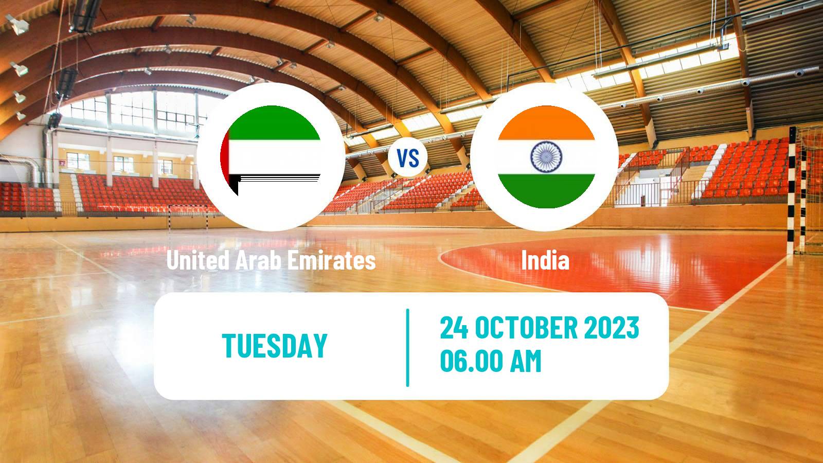 Handball Olympic Games - Handball United Arab Emirates - India