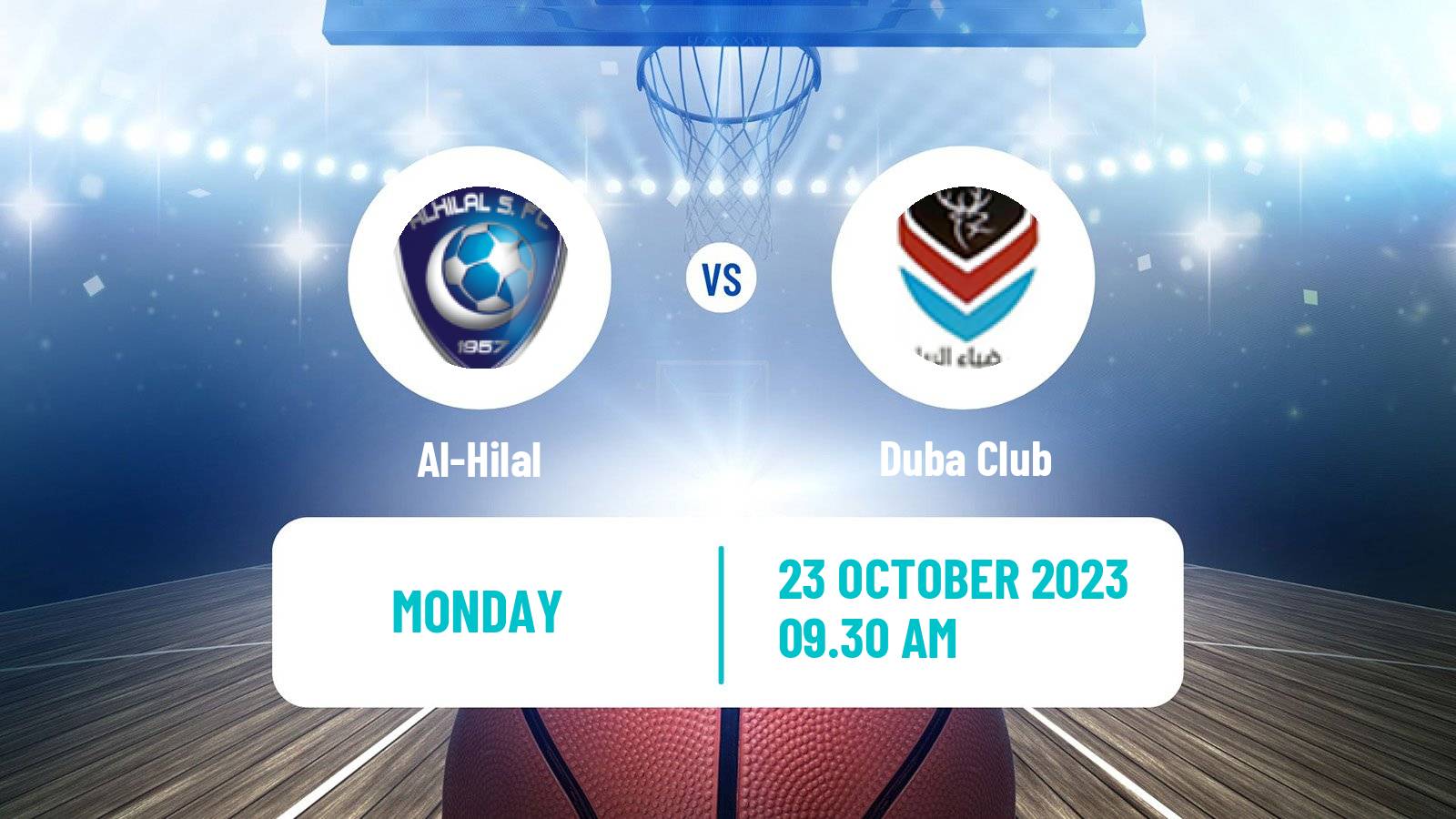 Basketball Saudi Premier League Basketball Al-Hilal - Duba