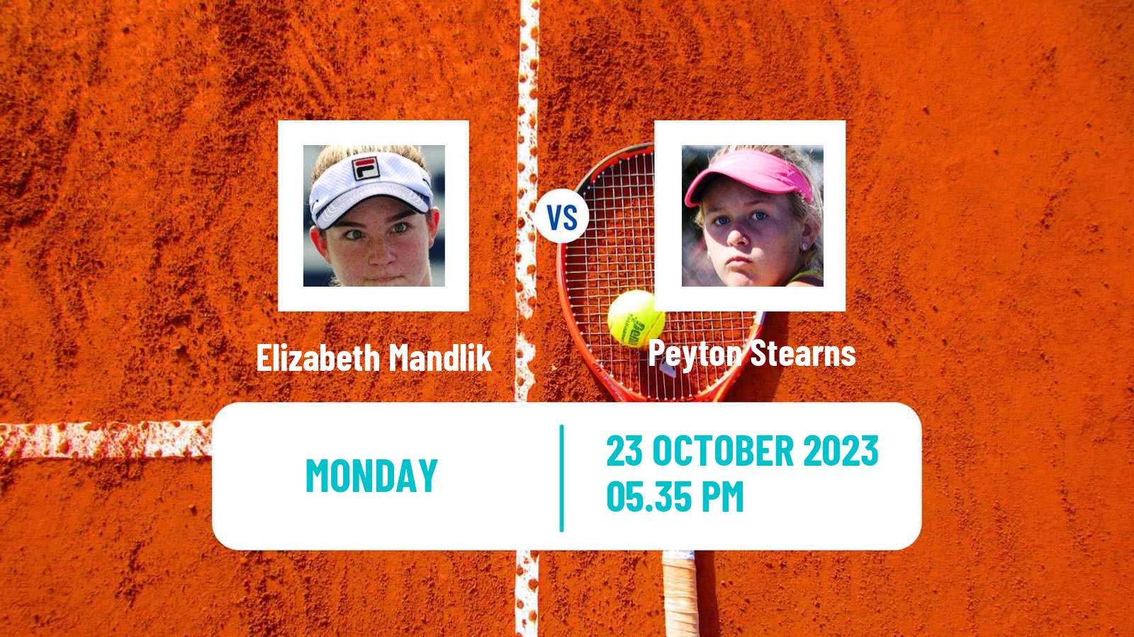Tennis Tampico Challenger Women Elizabeth Mandlik - Peyton Stearns