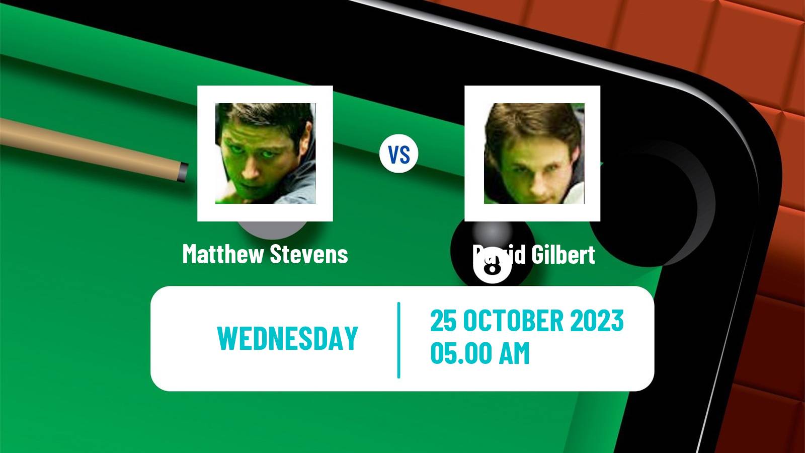 Snooker Northern Ireland Open Matthew Stevens - David Gilbert