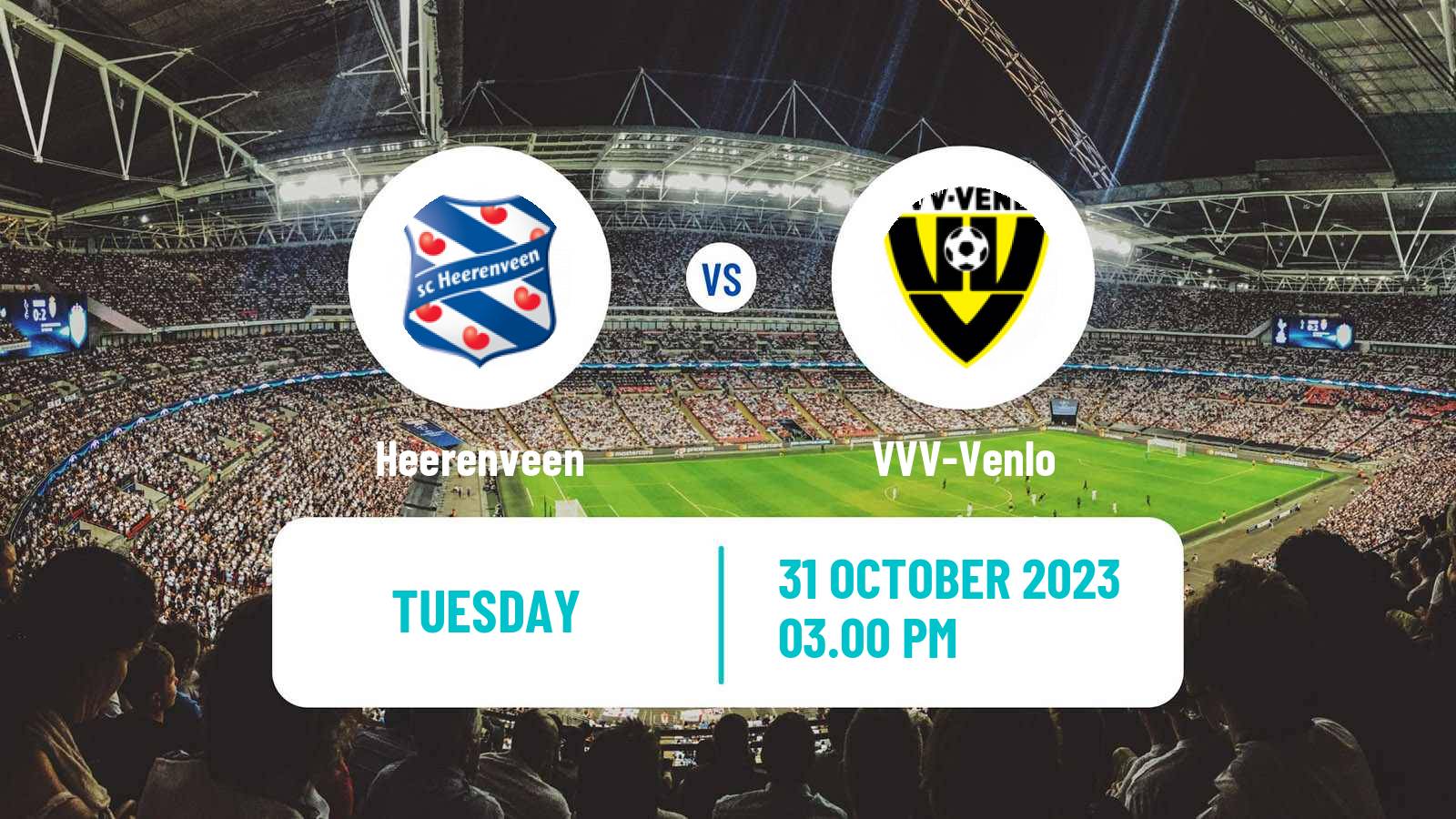 Soccer Dutch KNVB Beker Heerenveen - VVV-Venlo