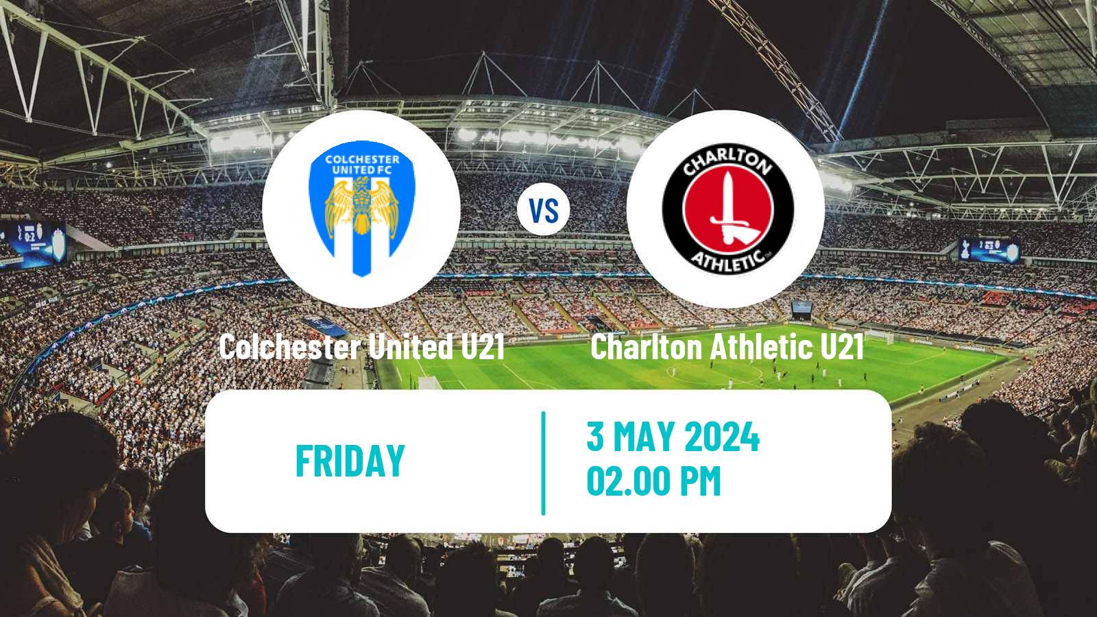 Soccer English Professional Development League Colchester United U21 - Charlton Athletic U21