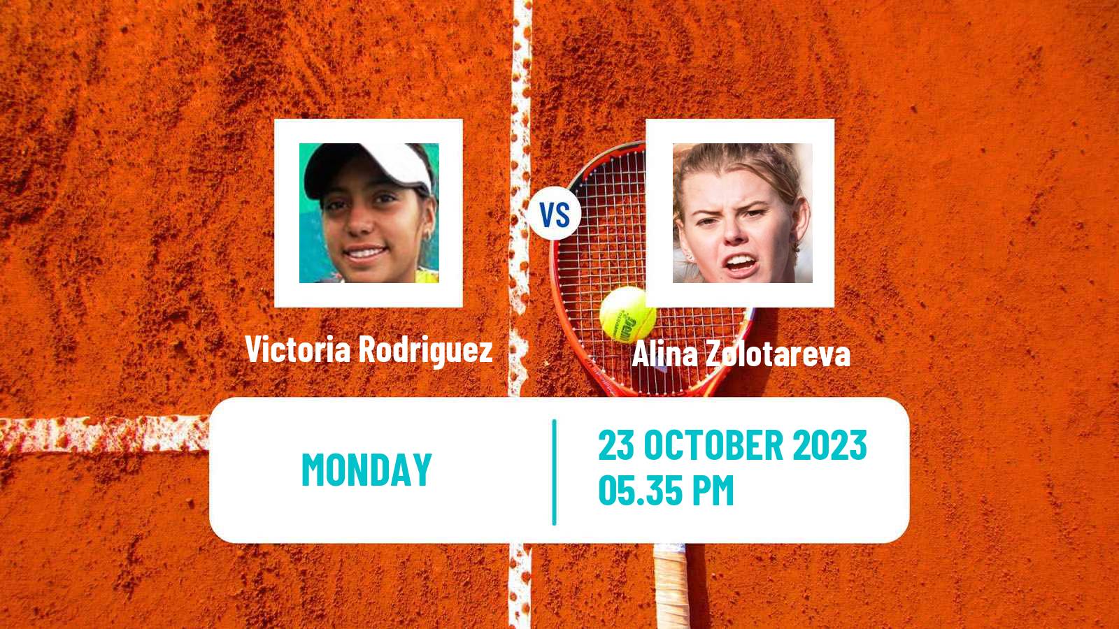Tennis Tampico Challenger Women Victoria Rodriguez - Alina Zolotareva