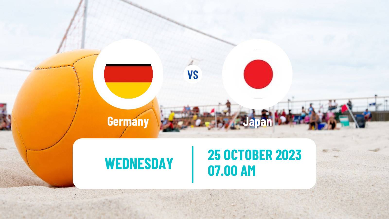 Beach soccer Neom Cup Germany - Japan