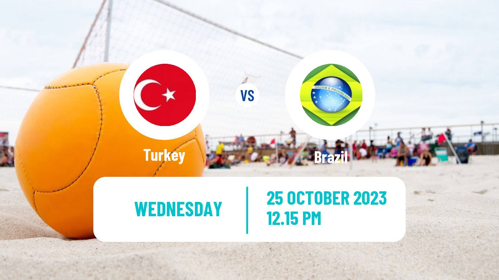 Beach soccer Neom Cup Turkey - Brazil